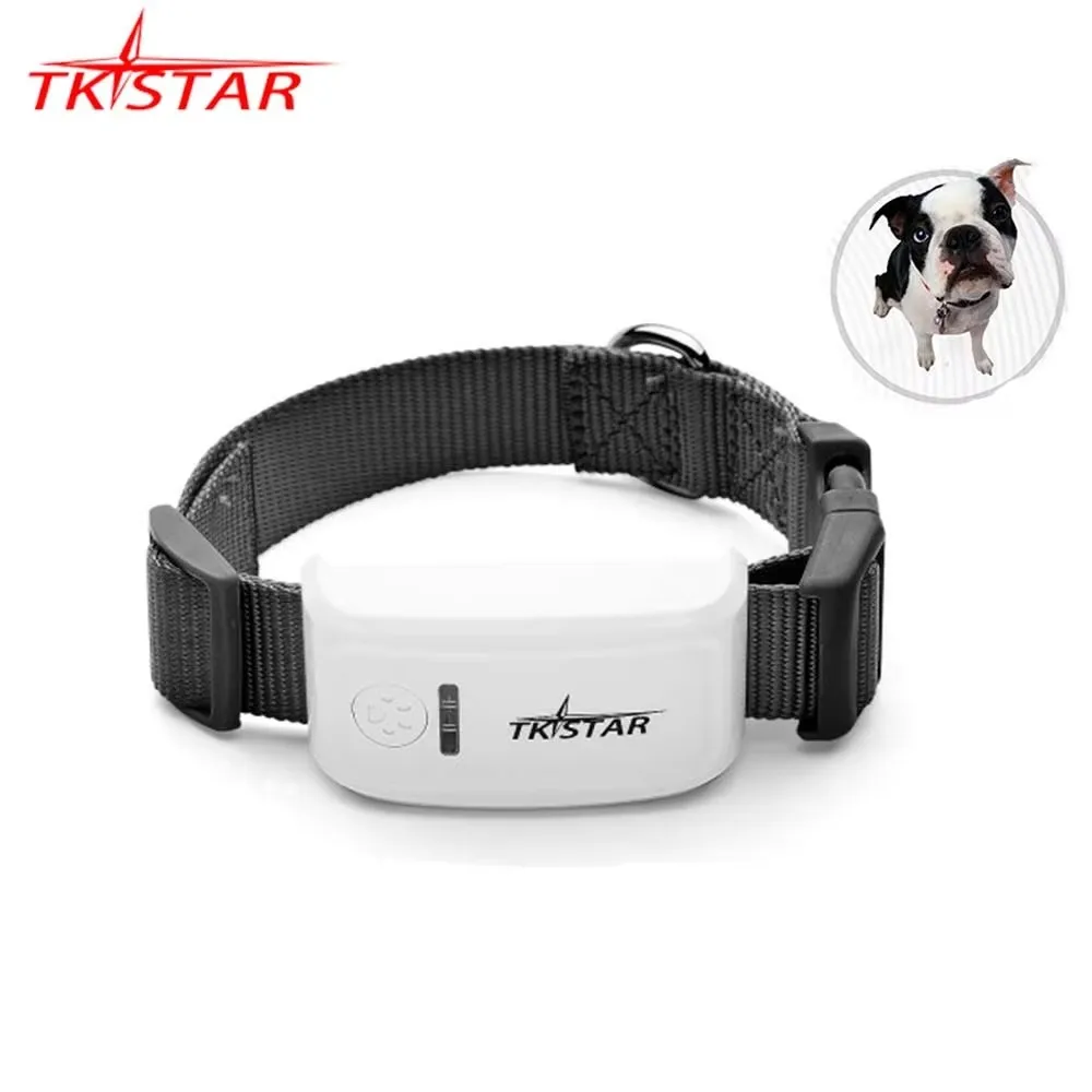 2G GSM Network GPS Tracker TKSTAR TK909 Pet GPRS Locator Mini Pets Dog Cat Tracking Device Lifetime Free Web APP Waterproof IP67