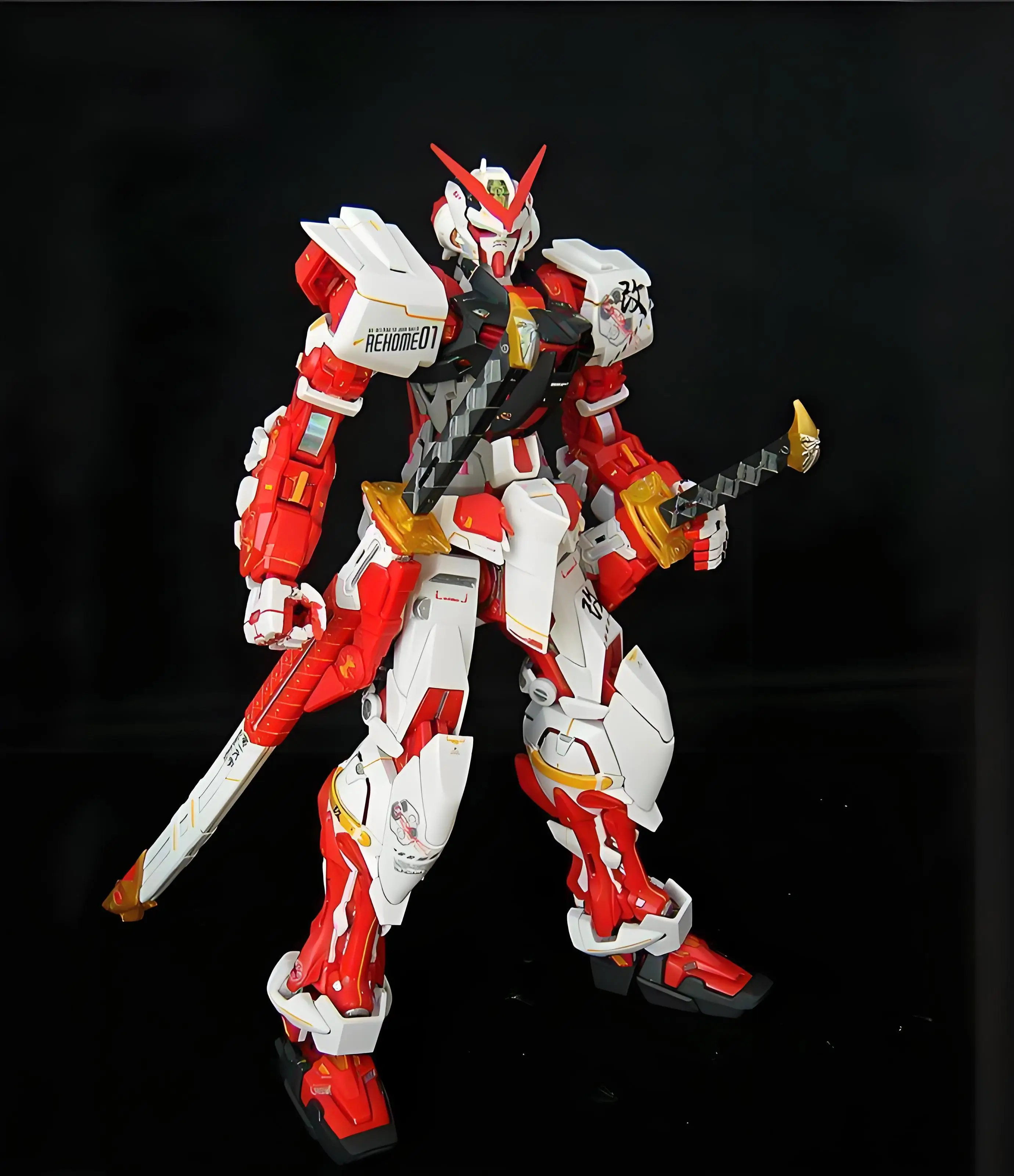 

Bandai Genuine Gundam Model Kit Anime MG 1/100 Astray Red Frame Gundam Astray Figure Model Collection Toy Gift
