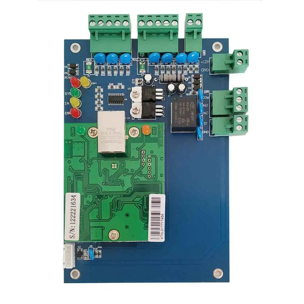 TCP IP Single /Door Access Control Board  One Door Panel 40K Users 100K Event Support Multi-Access Function Fire Alarm SN:L01