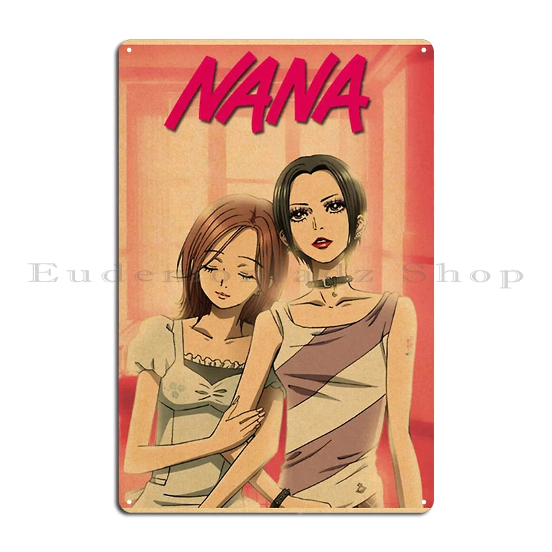 nana anime Inspired Anime Masterpiece NANA Osaki music Metal Create Wall Custom Club Plaques Tin Sign Poster