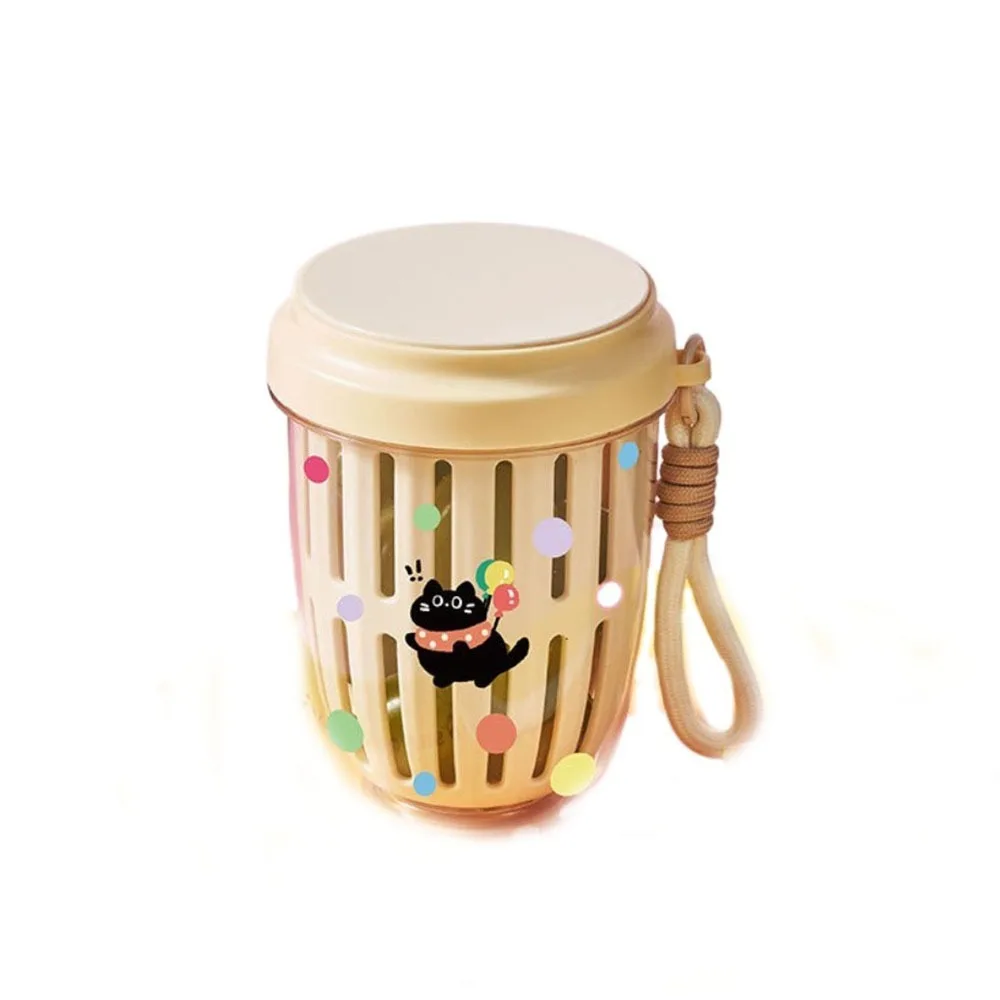 

Multipurpose With Lids Salad Cup Drainable Double-layer Fruit Salad Storage Cup Leak Proof Large Capacity Food Dressing Cup Milk