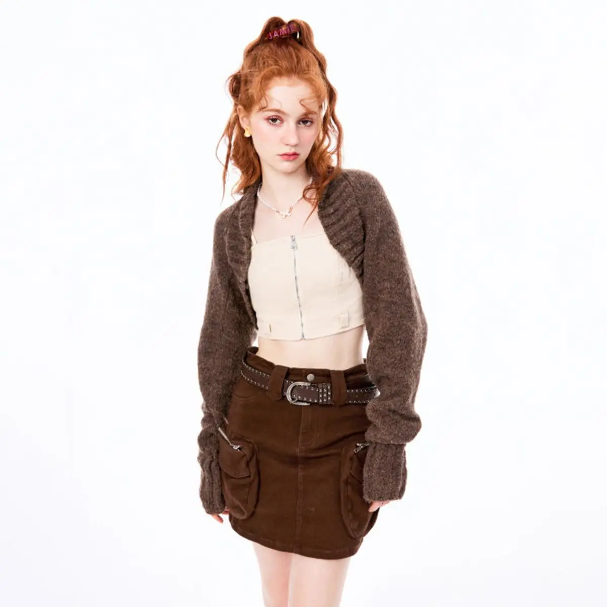 

Women's Knit Cardigan Sweater Spring Autumn Female Long Sleeved Knit Thin Coat Vintage Sweatshirt