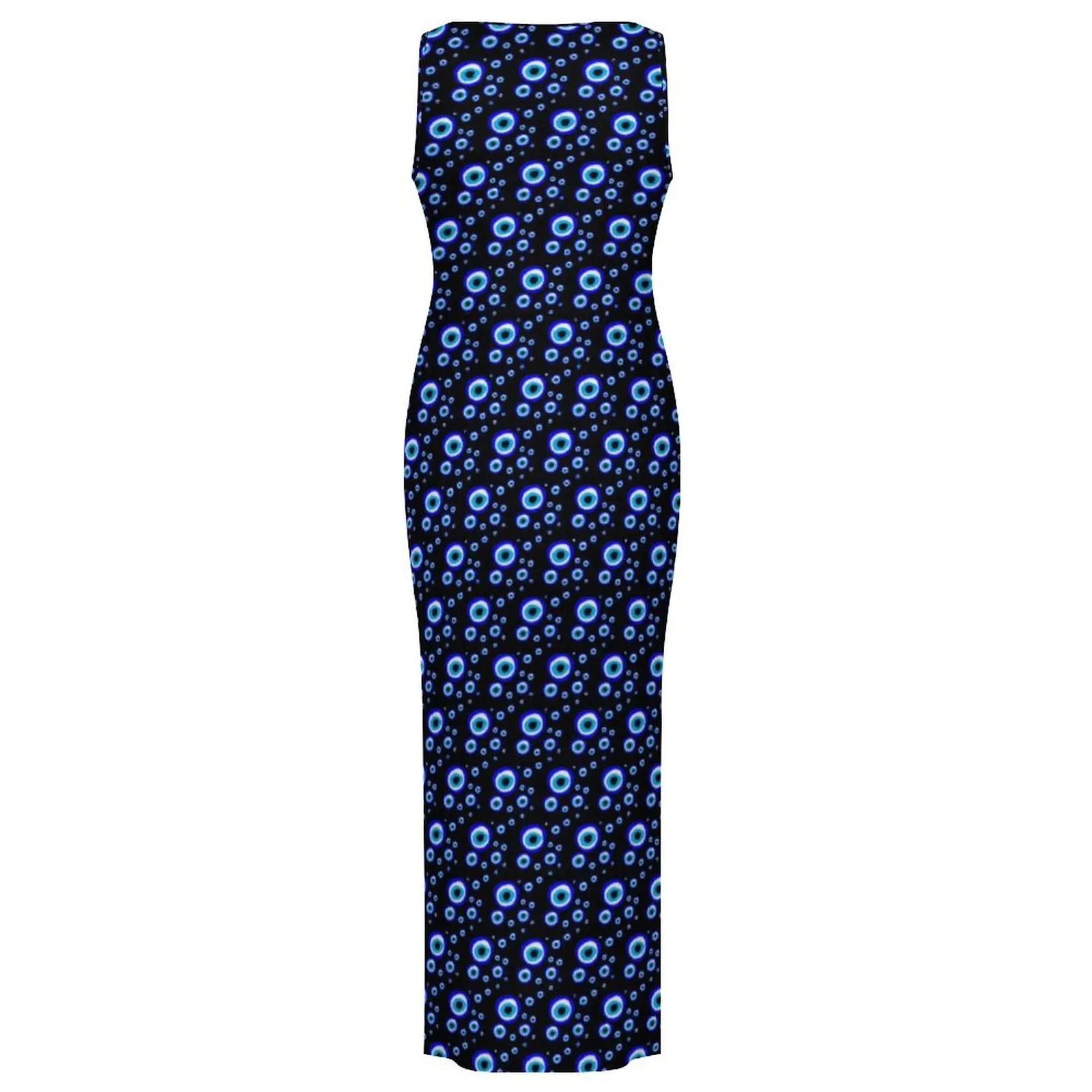 Abito talismano malocchio da donna Amuleto arabo Abito aderente casual greco Primavera Abiti maxi eleganti Modello Abiti oversize