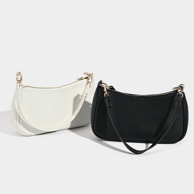 Hobo-Kettenriemen-Umhängetasche, Vintage Leichte Casual Handtasche, Einfarbige Pendler-Arbeits-Reise-Damentasche – Detail 3