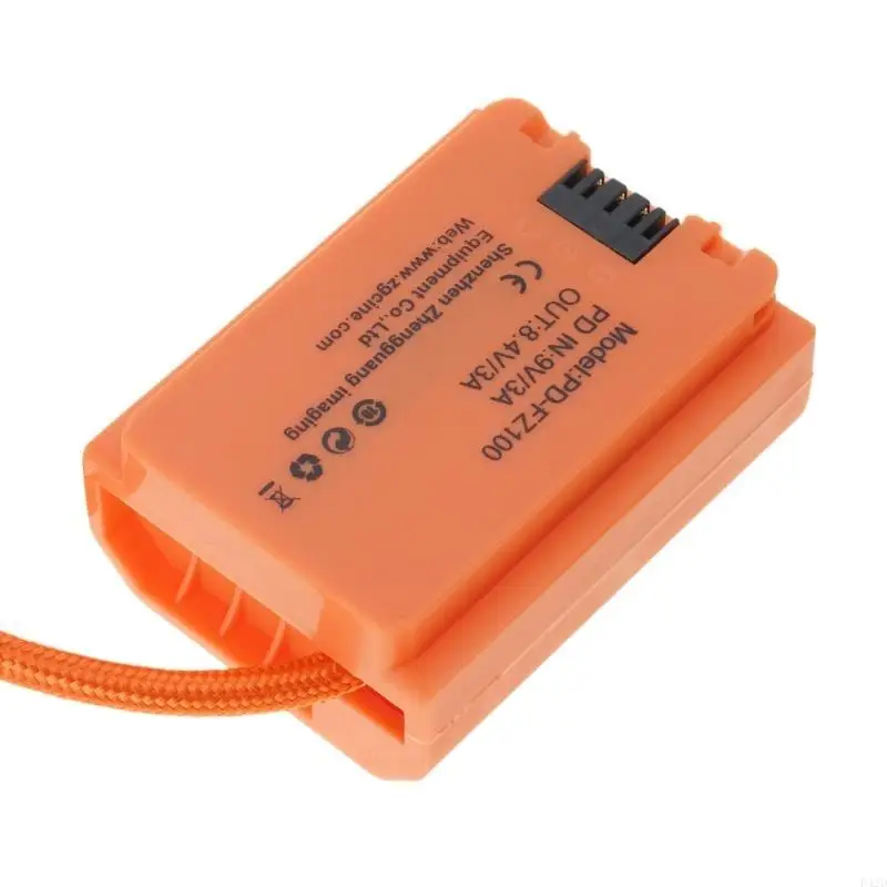 F42D USB C PD إلى FZ100 كاميرا استبدال بطارية لتسجيل الفيديو وتدفقه