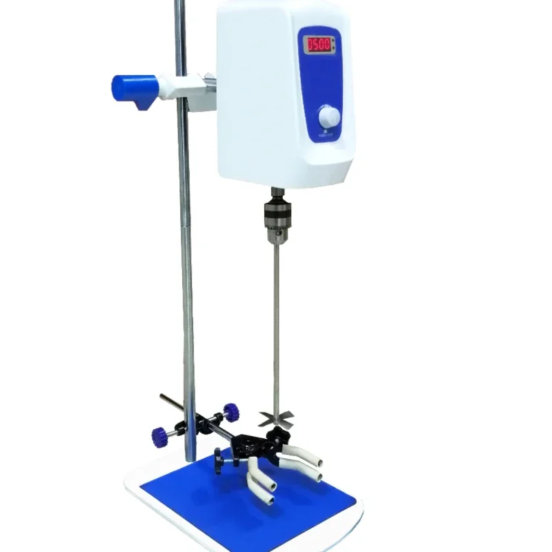 Timed electric constant speed mixer, laboratory precision cantilever overhead powerful digital display booster mixer