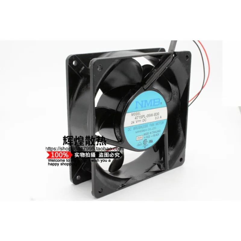 JFG For   NMB-MAT Minebea 4715PL-05W-B30 12038 24V 0.3A Frequency converter cooling fan