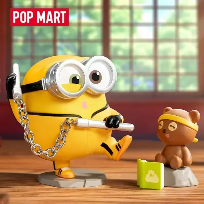 

POP MART Миньоны Истории перед сном от Боб и Тима Серия Слепая коробка Игрушки Аниме Фигурка Сюрприз Подлинная оригинальная Mystery Box