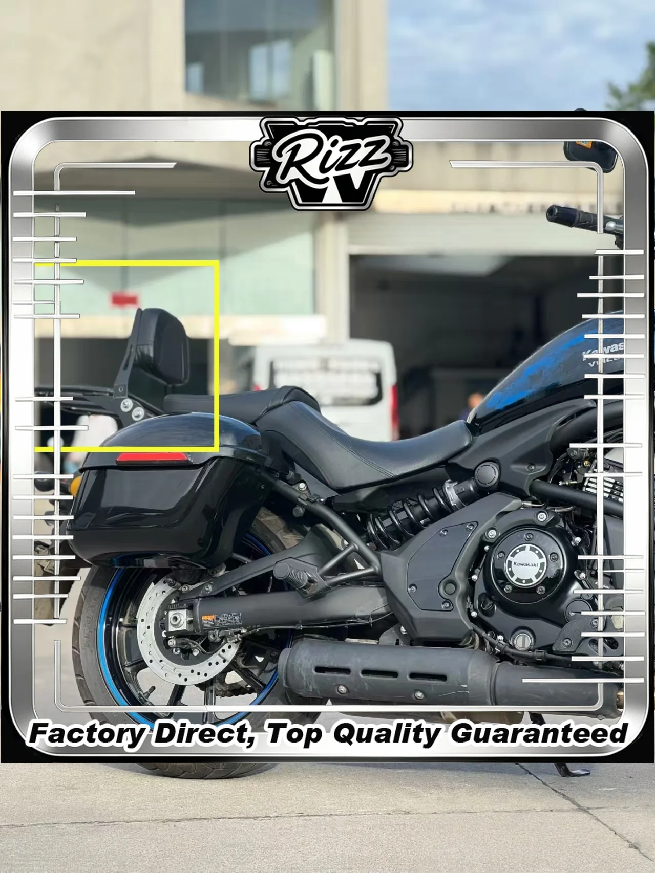 FOR Touring Backrest Rack for CL300 CL500 with OEM Fit Sissy Bar And Universal Top Case Bracket Motorcycle Accessories