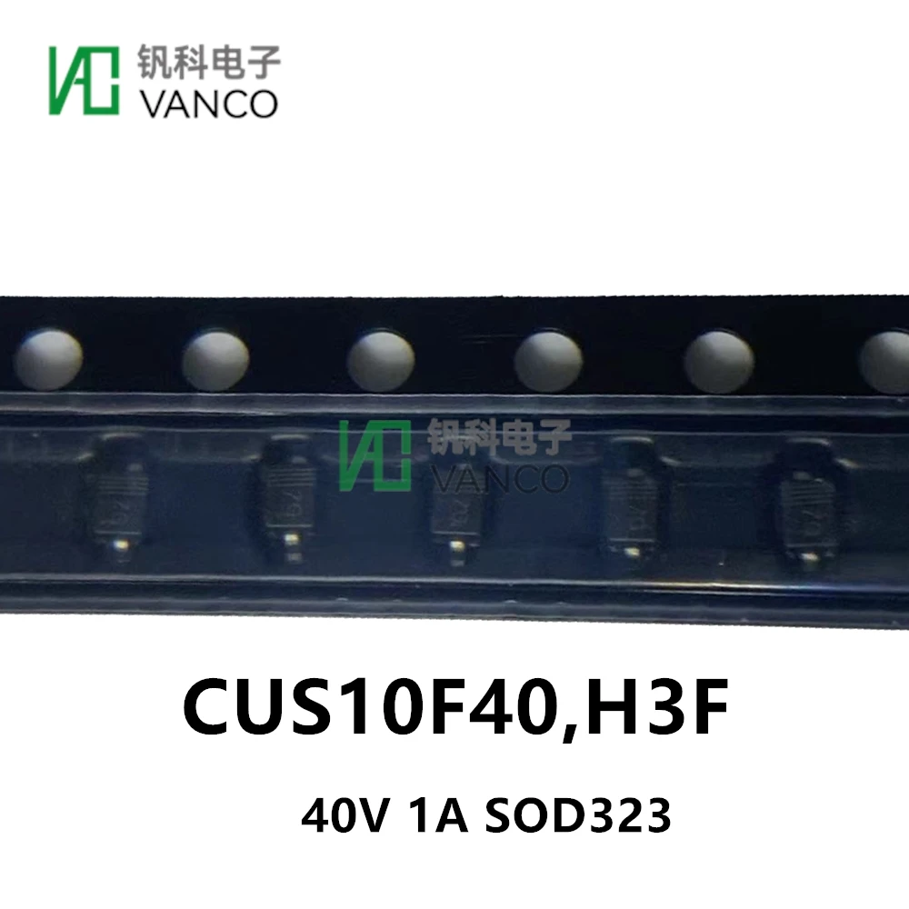 50pcs DIODE Kit CUS10F40,H3F SCHOTTKY 40V 1A SOD323 In Sctock