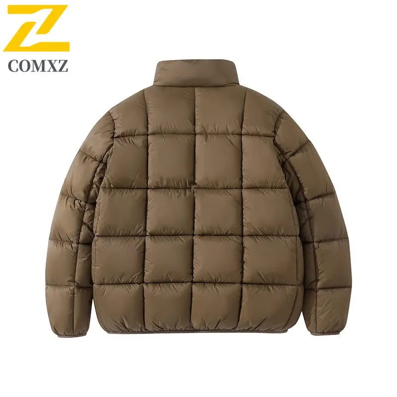 Male Parka Winter Fashion Thickened Hiking Wool Waterproof Coat Outdoor Windproof Warm Cold Weather Streetwear Padding Coat