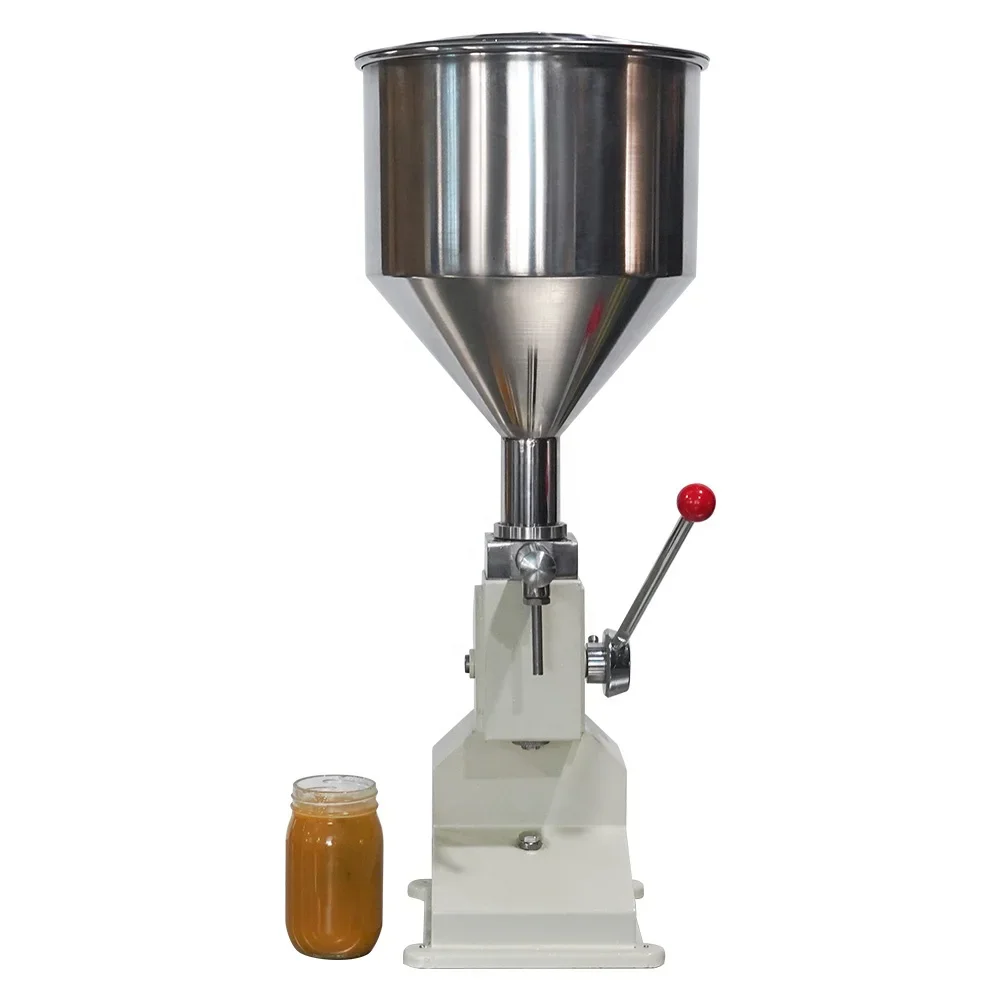 12L Hopper 5-50Ml Mini Honey Filling Honey Manual Filling Machine