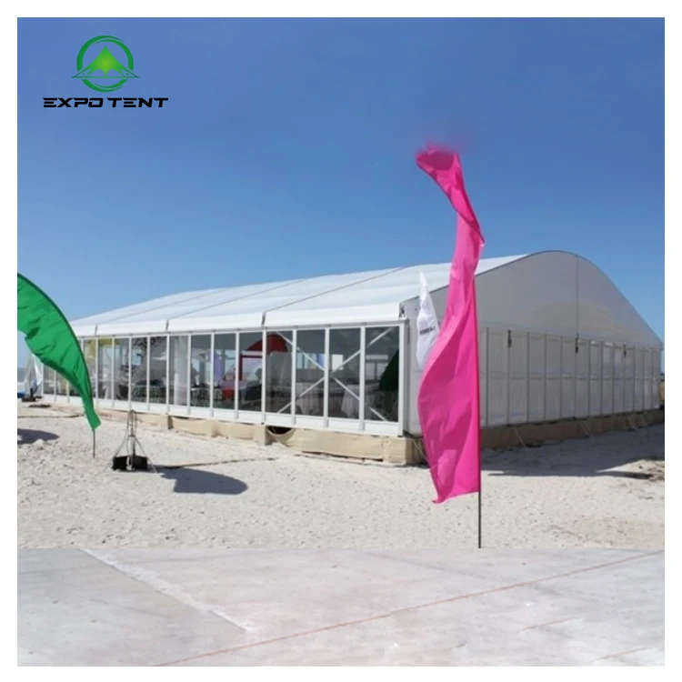 Big Glass Tent Aluminum Alloy Tent Exhibition Sales Event Tent Color Can Be Customized