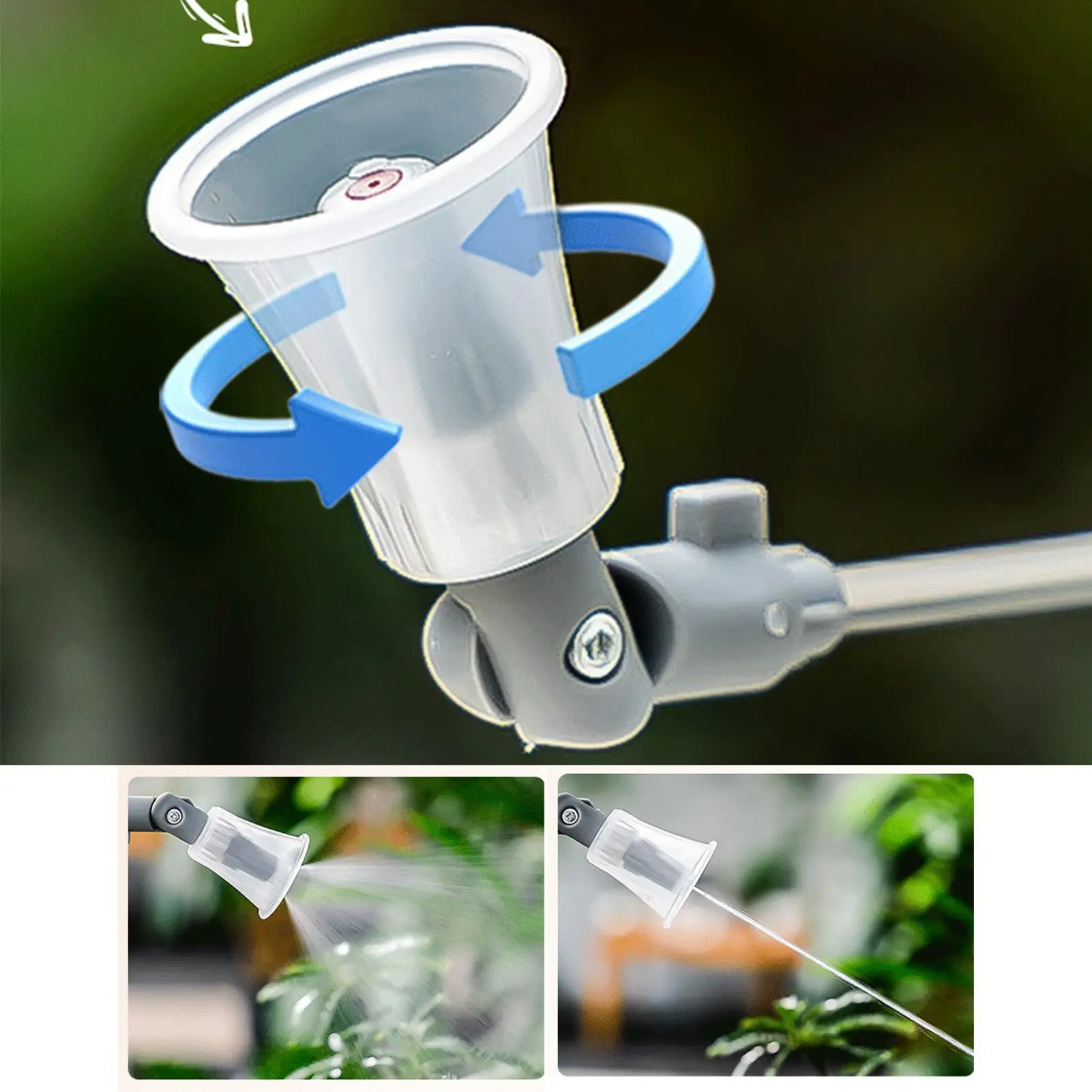 Hand Pump Sprayer 3L Water Spray Bottle Garden Sprayer Non-Slip Handle Tank With Extended Rod Water Hose Nozzle Bottle Watering