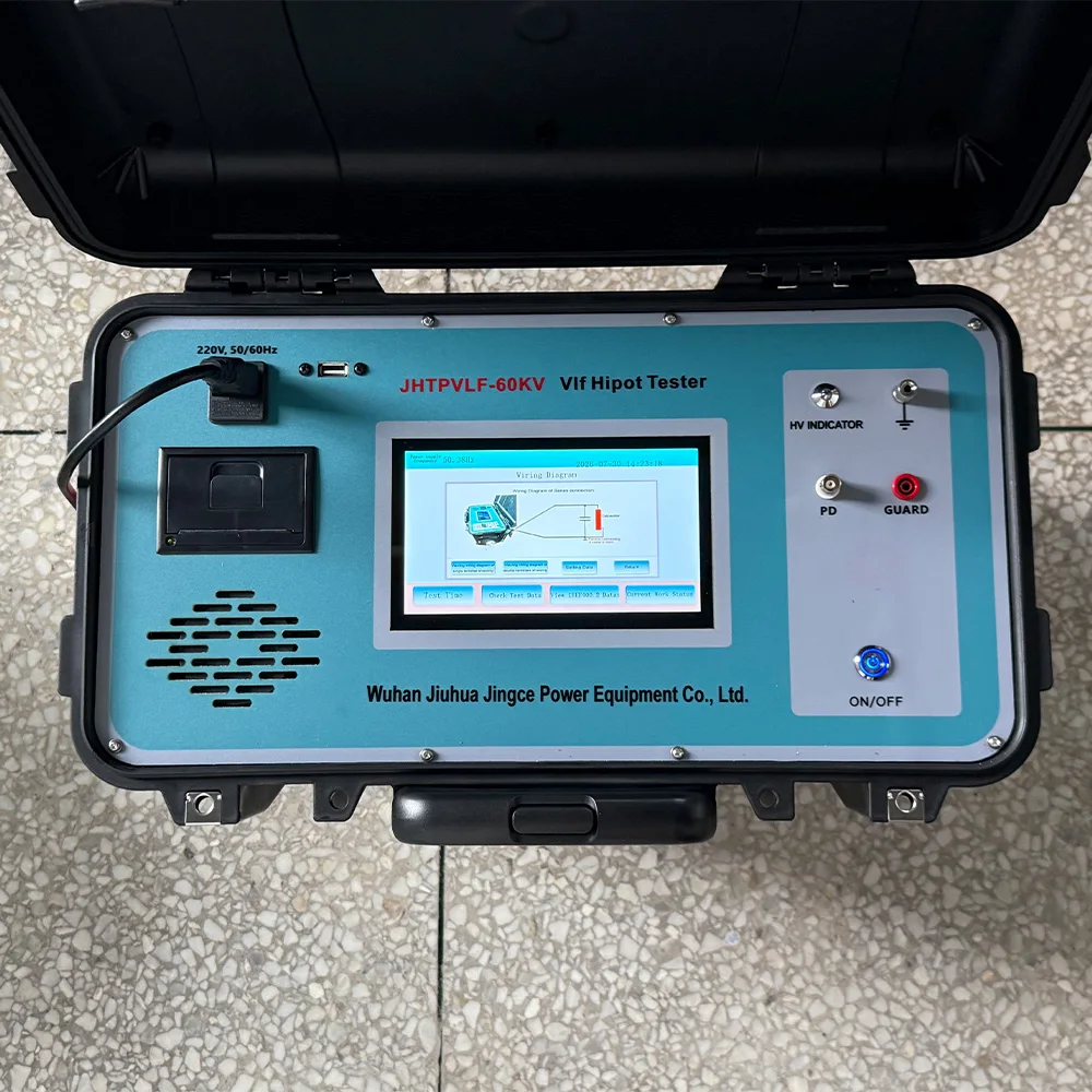 60KV 3-in-1 Intelligent Comprehensive Protection Integrated Ultra-low Frequency VLF Hipot Tester with Tan Delta and PD Functions