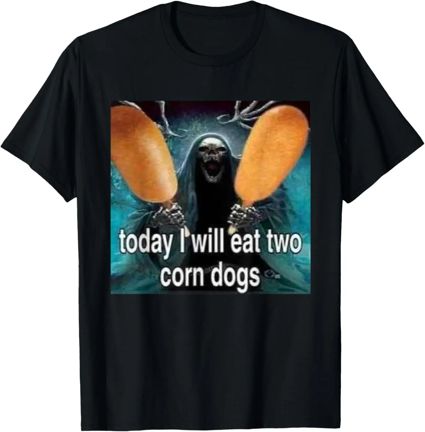 hoje-eu-come-dois-caes-de-milho-camiseta
