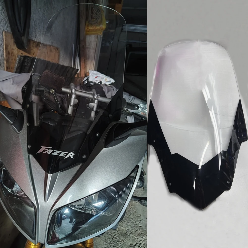 

FZ1S Windscreen For Yamaha Fazer fz-1s FZ1 1000 S Windshield Touring Heightened Screen Moto Accessories 2006-2012 2013 2014 2015