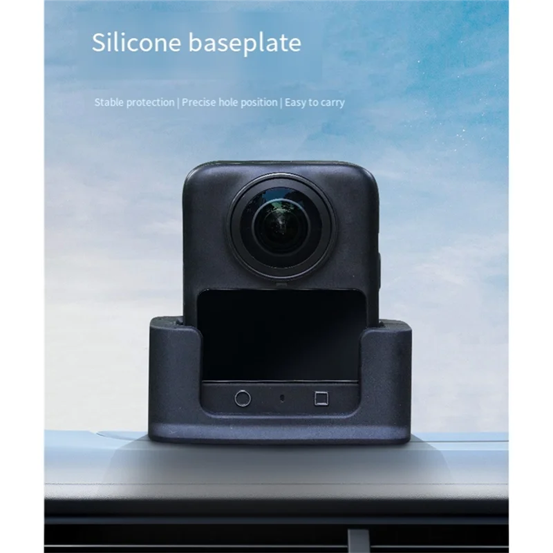 ABSQ-For DJI Osmo 360 Camera Accessories Silicone Base Charging Station For DJI Sports Camera