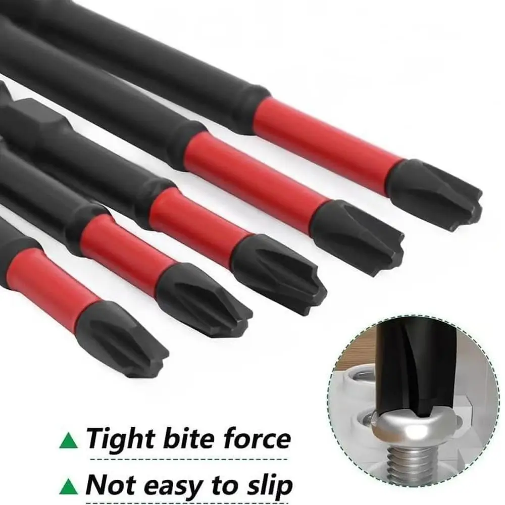 

5/10Pcs 1/4 Inch Lmpact Screwdriver Bit Set 65/110mm Hex Shank Cross Slot Screw Driver Bit Magnetic Electric Screwdrivers