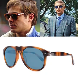 New fashion oval mirror polarized sunglasses women men 2024 luxury brand designer vintage popular outdoor driving goggles uv400