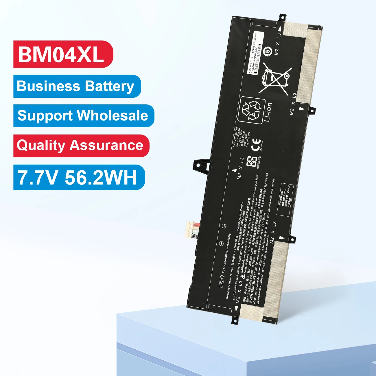 

KingSener BM04XL Laptop Battery for HP EliteBook x360 1030 G3 G4 Series HSTNN-DB8L HSTNN-UB7L L02031-541 L02478-855 7.7V 56.2WH