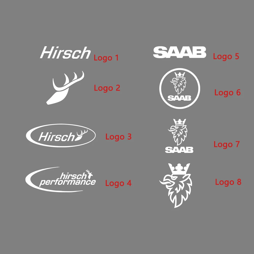 Car Metal Emblem Seat Sticker Auto anti-kick pad floor mat Badge For Saab 91 92 92X 93 Hirsch 93 93X 94X 95 Hirsch 95 97 99 900