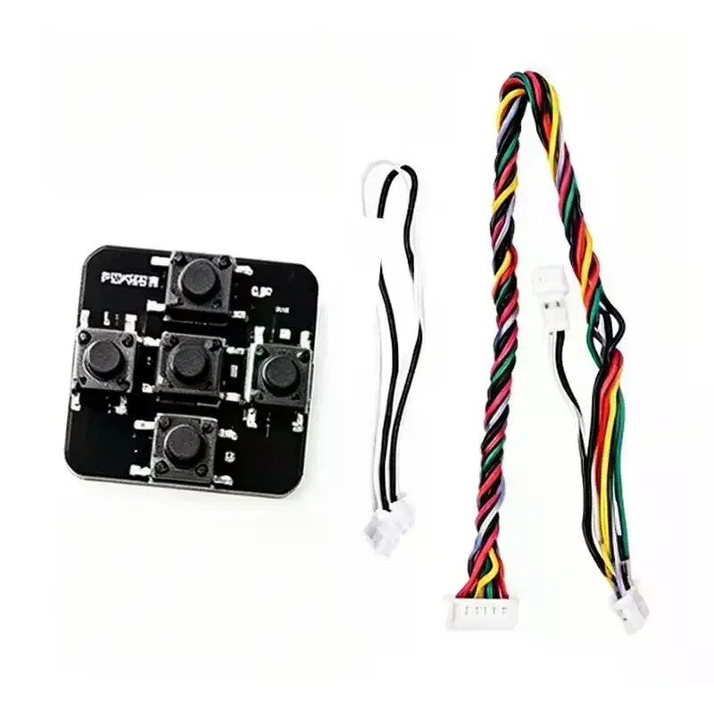 Foxeer FPV Camera Button Control Board With 5 Tactile Buttons And Connecting Cables Perfect For FPV Drone Racing Quadcopter DIY