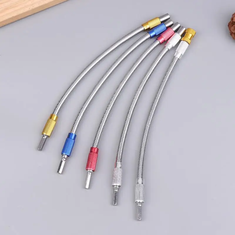 

1Pcs 300mm Length Bendable Elastic Joint Head Shaft 1/4 Hex Shank Hex Shank Quick Flexible Drill Bit Extension For Screwdriver