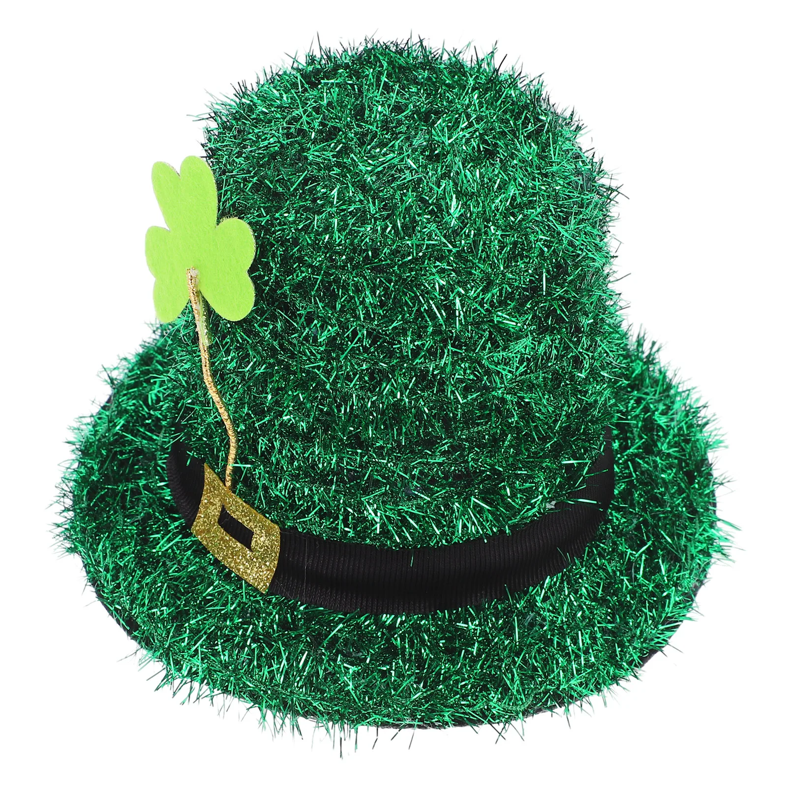 

Patrick's Clover Hat Hair Clip Pink Three Leaf Green Headwear Mini Hats for Women Mini Hat For Women Festival Accessories