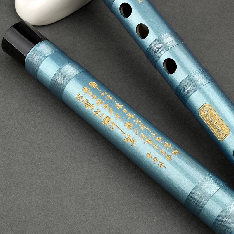 Chinesischen Traditionellen Handgemachten Bambus Zwei-abschnitt Blau Flöte Genannt Dizi Traditionelle Flauta Bambus Für Anfänger und Musik Liebhaber