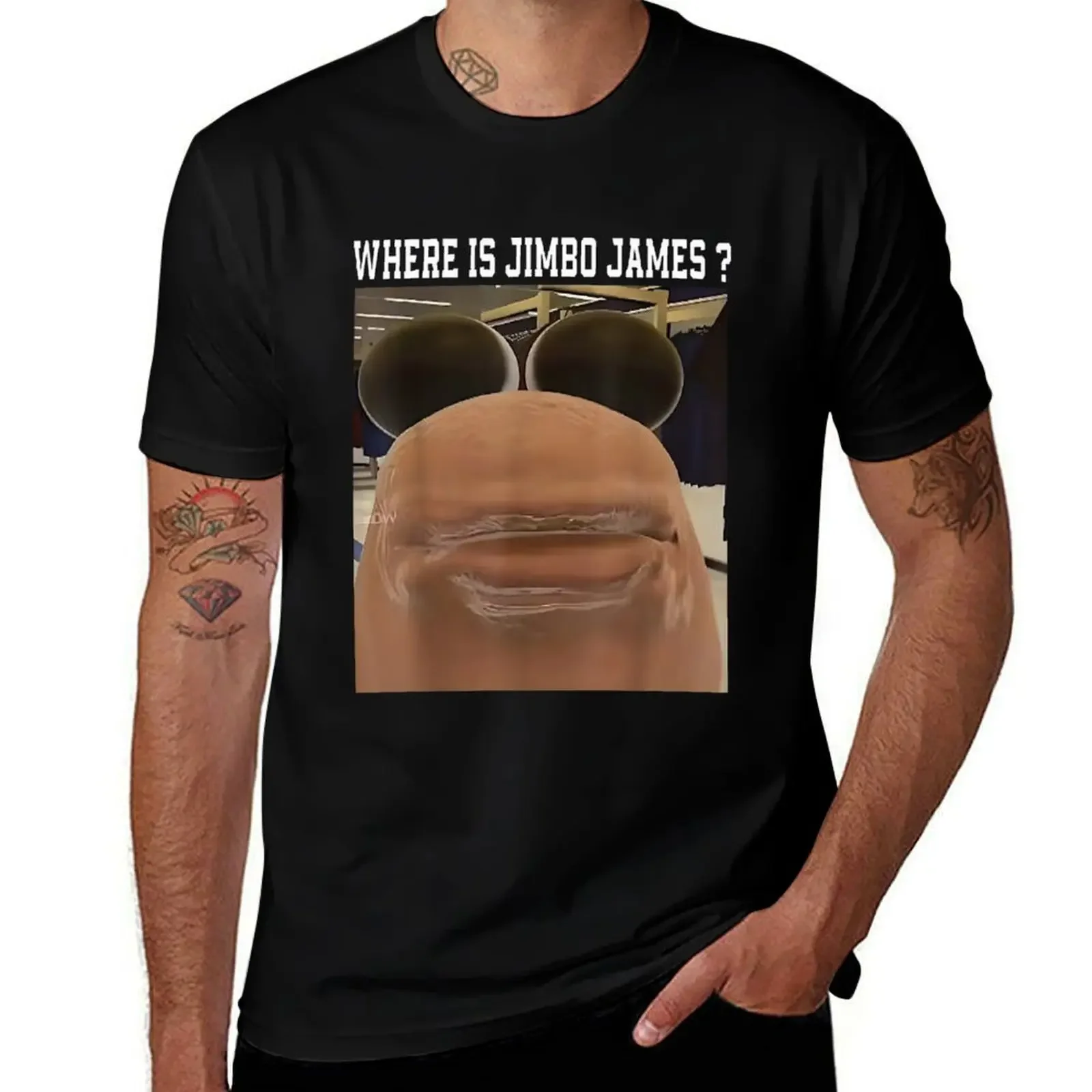 

Marcus The Worm Where Is Jimbo James Meme T-Shirt fashion shirts graphic t shirt vintage funny meme t-shirts anime shirts men