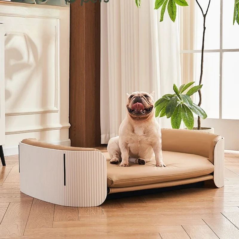 

‌ Моющийся диван-кровать для домашних животных — съемный домик для собак/кошек для маленьких/средних/больших собак, водонепроницаемая кровать для домашних животных с нескользящим основанием