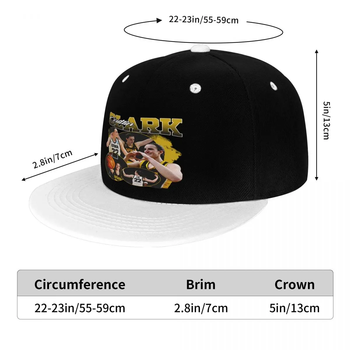 Caitlin Clark 22 Active Hat Men's Hats Baseball Caps Baseball Cap Men Man Hat Baseball Cap