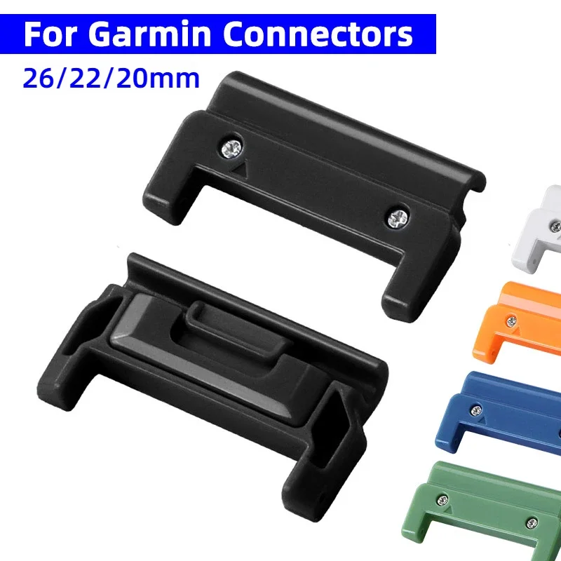 Adattatore Quick Fit 26mm 22mm 20mm per Garmin Fenix 5s/5/5X/5XPlus/6s/6/6X Pro/7/7x/Forerunner945 Orologio Easyfit Connettore fibbia