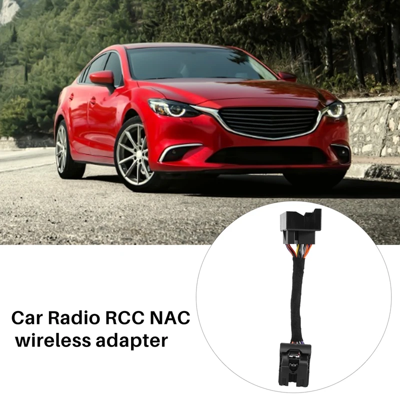 RCC radiotelefon bezprzewodowy NAC adapter kabla MRN kabel adaptera radia SMEG, SMEG + NAC, kabel RCC do Peugeot Citroen