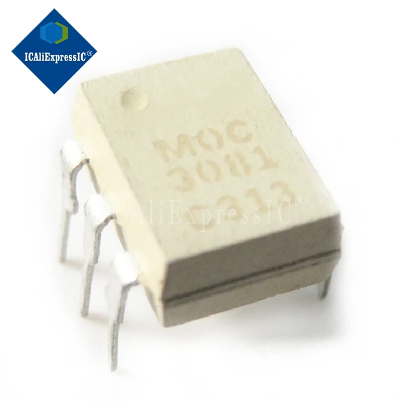 MOC3081 DIP-6, 10 Pièces/Lot, en Stock