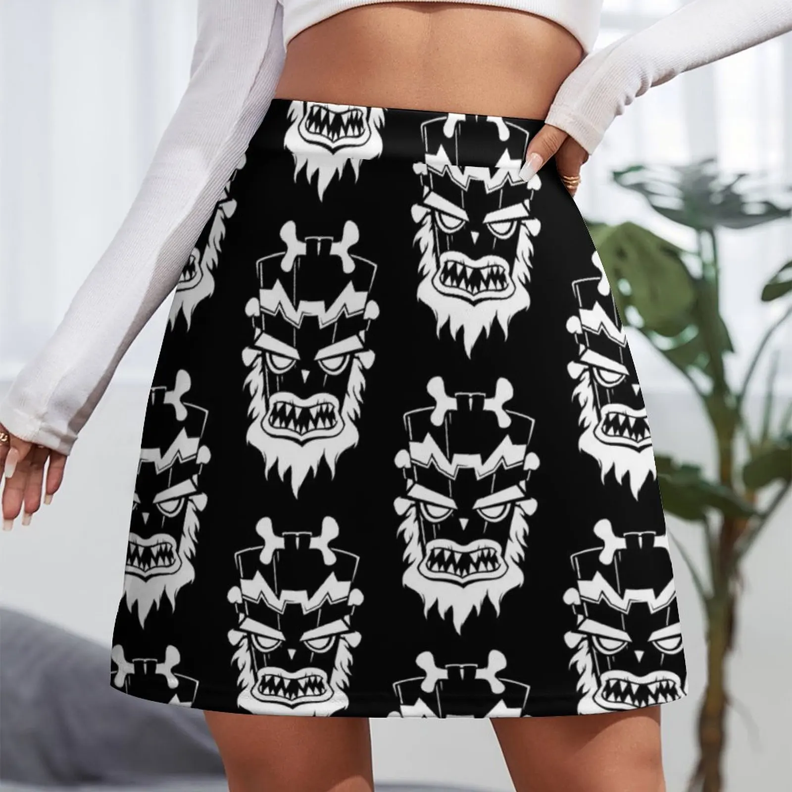 Game Over Mini Skirt skirt women Women clothing Mini Skirt