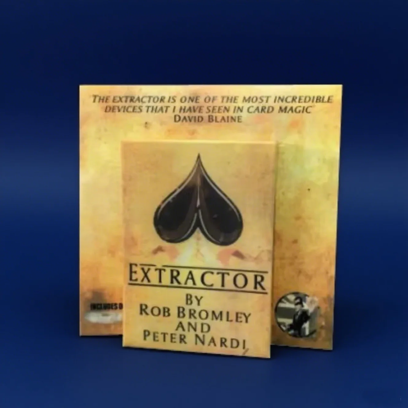 Extractor Magic Trick Card to Pocket Close up Illusions DVD Included Magician Props Mentalism Gimmick for Close-Up Magic