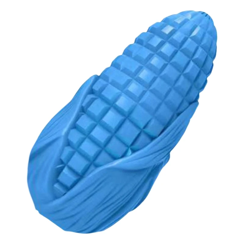 Juguete maíz carnoso chillón para perro, juguete para masticar y moler, resistente a masticar, actividad enriquecedora para