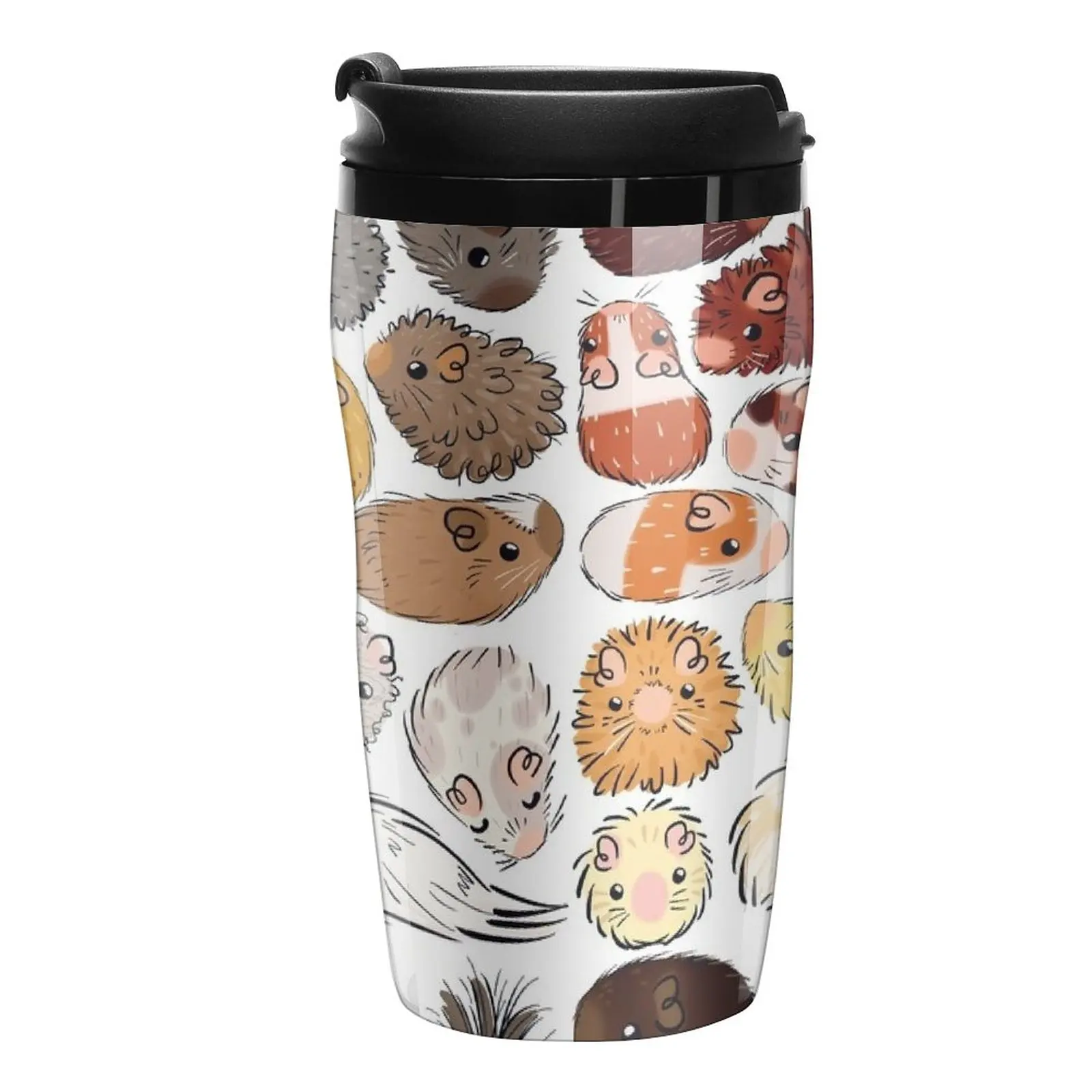 New Guinea Pig Gradient Travel Coffee Mug Coffee Mugs Coffee Cups Set Large Coffee Cups Coffee To Go