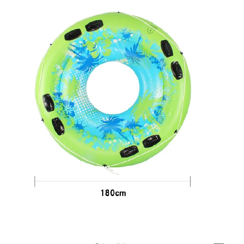 four person Inflatable Floater Swim Ring  swimming ring circle With Handle