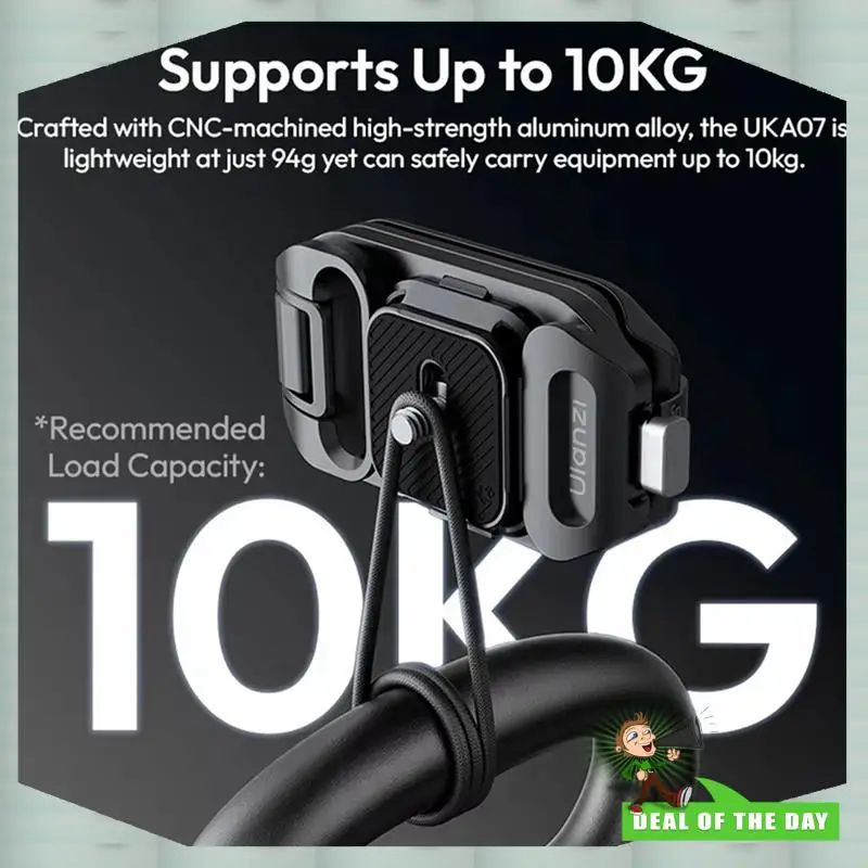 24-Hour Delivery 2X Ulanzi UKA07 Uka Quick-Release Clip Kit For Camera Compatible With F38 Top Plate For Backpack Backpack Clip