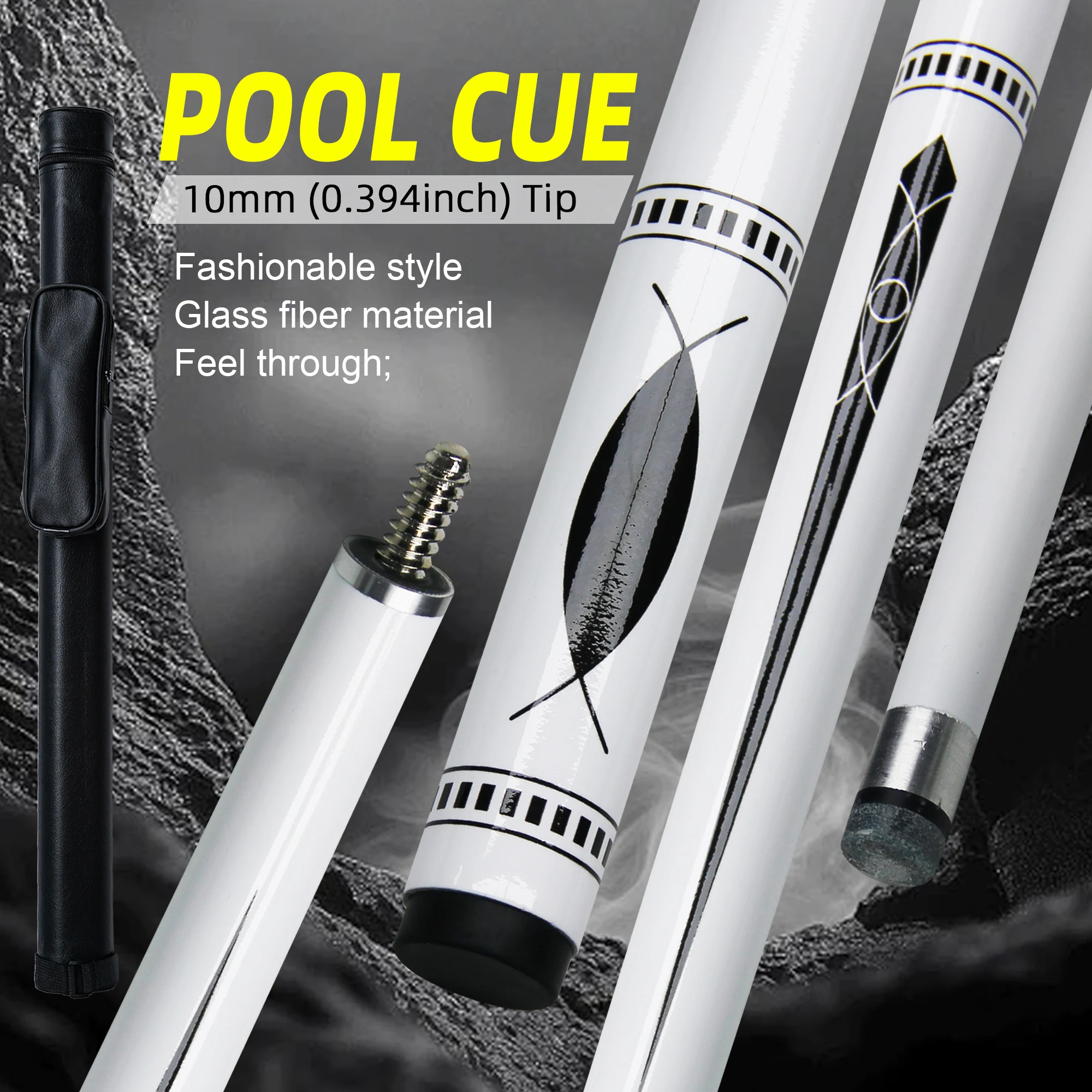 

Наконечник 10 мм, усовершенствованный кий для снукера из углеродного волокна FastShare, перчатки и мел без интерфейса