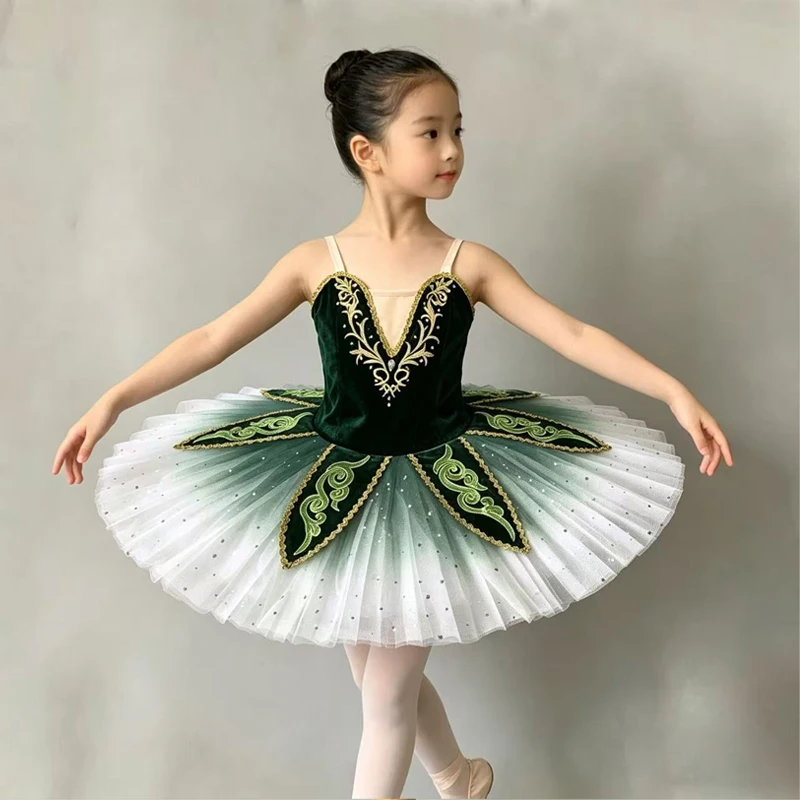 

Ballet Tutu Skirts Girls Children Platter Tutus Pancake Women Adults Swan Lake Dance Performance Costumes Beauty Dance Clothing