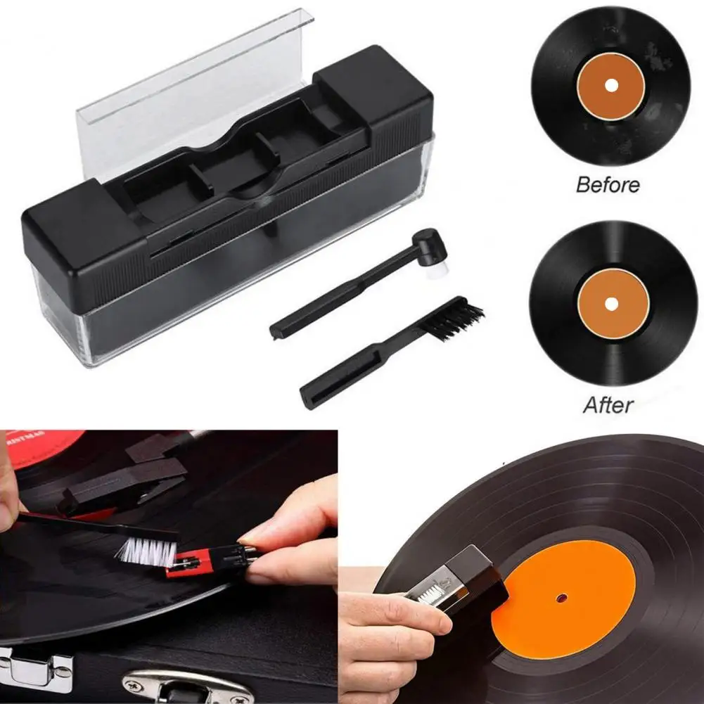 Audiophile Accessories Stylus Cleaning Tool Audio Equipment Maintenance Brush For Turntable Needle Care Portable Cleaning Brush