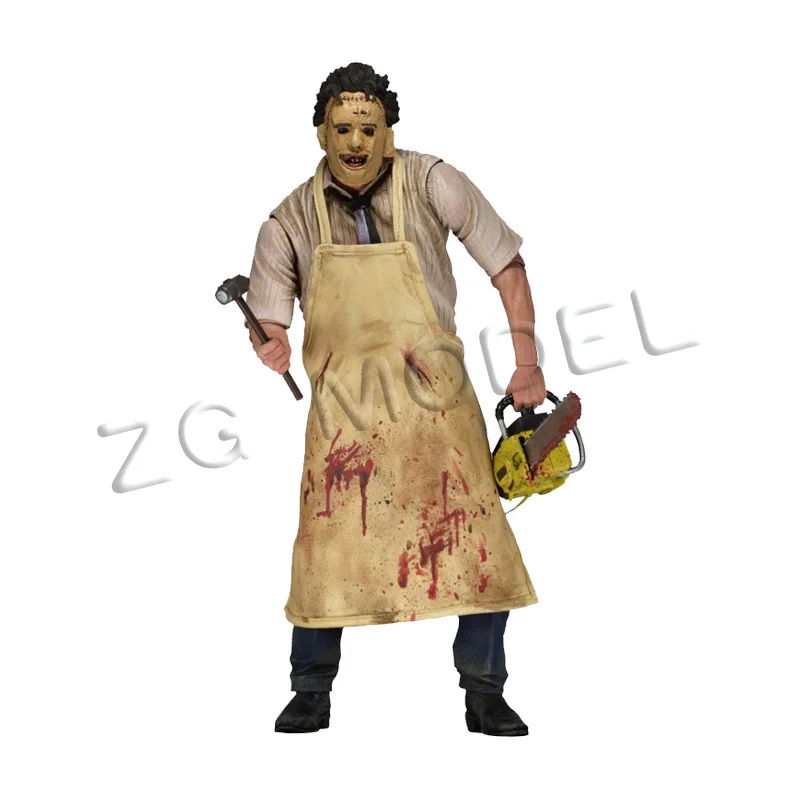 20cm NECA Texas chainsaw killer leather face Leatherface 40th anniversary edition action figurine Collection Gift view 2