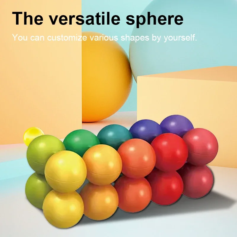 3D Kubus Bal Puzzel Magische Bal Onbeperkt Kubus Veelzijdig Kubus Stress Relief Speelgoed