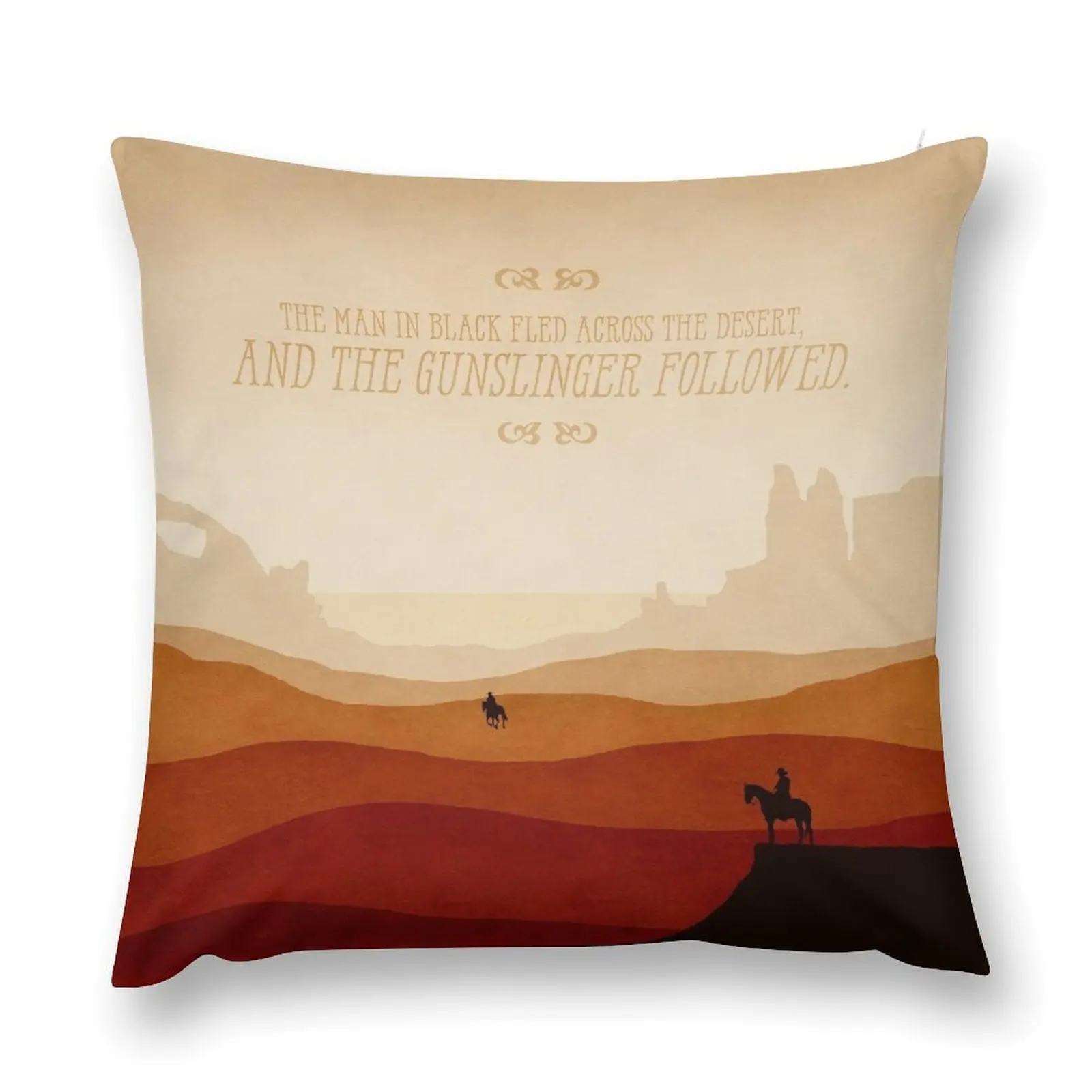 

And The Gunslinger Followed Throw Pillow pillow cover christmas bed pillows Sitting Cushion pillow