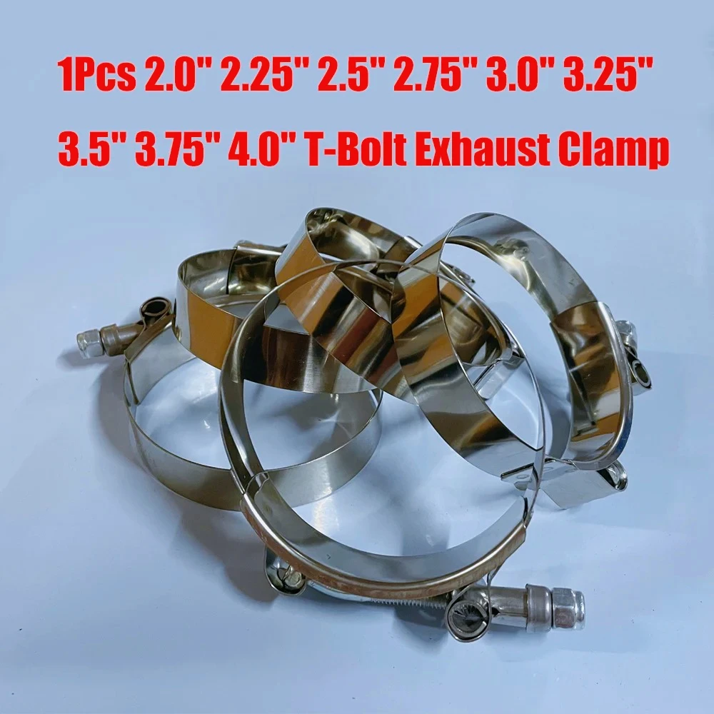 

AX-1 Piece 2.0" 2.25" 2.5" 2.75" 3.0" 3.25" 3.5" 3.75" 4.0" T-Bolt Exhaust Clamp Intake Turbo Exhaust Intercooler Silicone Coupl
