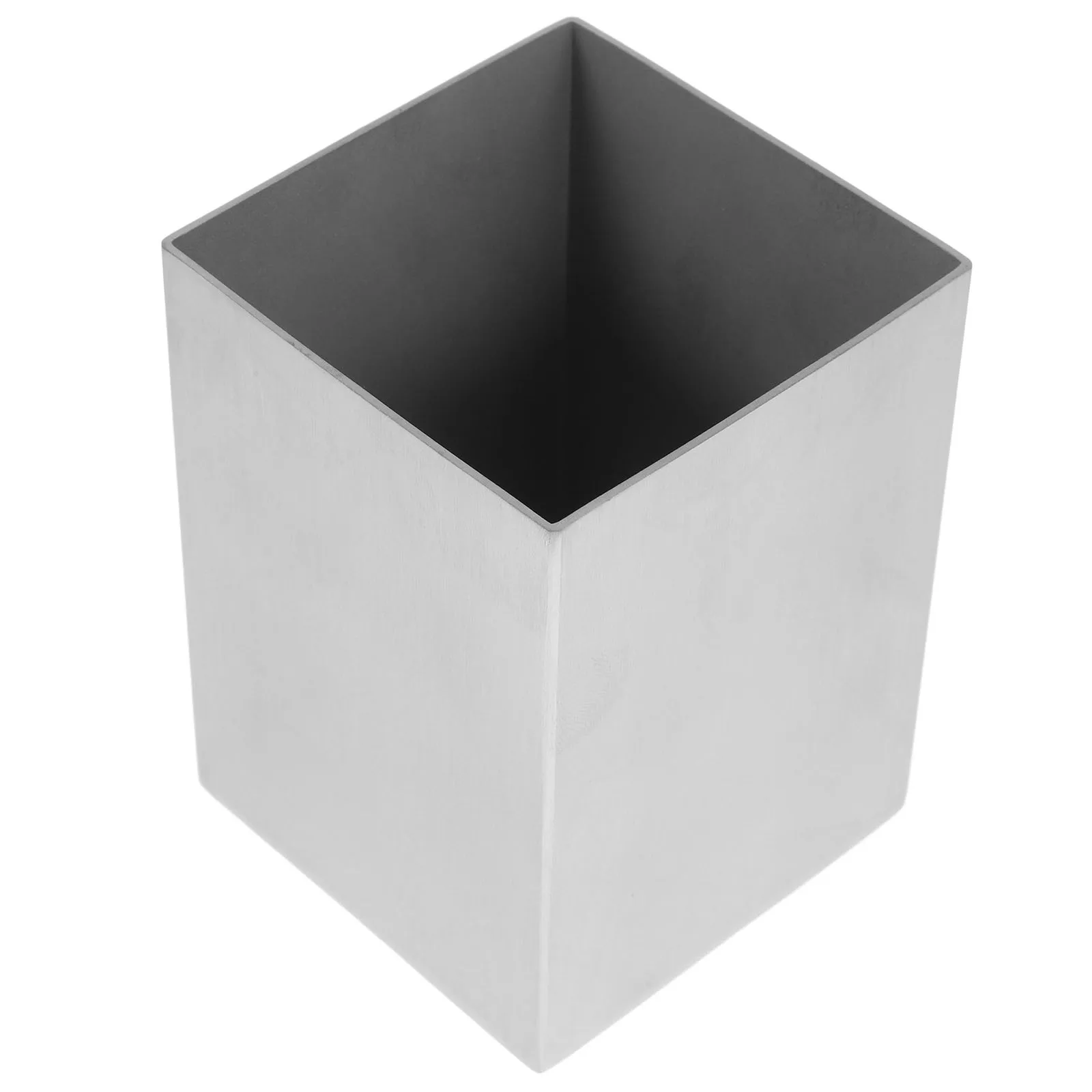 الفولاذ المقاوم للصدأ حامل قلم منظم مكتب كوب رصاص لمكتب القرطاسية فرشاة للمكياج تخزين سطح المكتب أشتات الحاويات #3